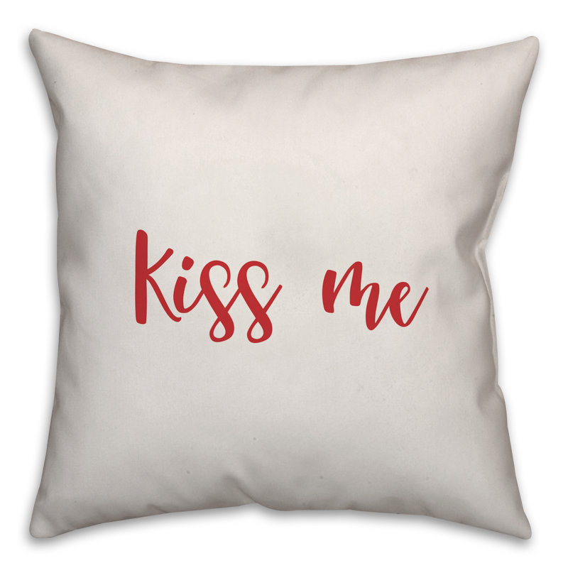 Throw Pillow, Throw Pillow, White/Red