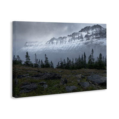 First Snow Mountains Canvas Wall Art by Hunter Page Photography