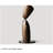 White + Brown + Black Linen + Solid Wood Free form Floor Lamps