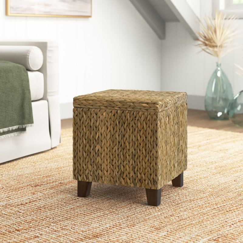Repose-pieds avec rangement Northside, Naturel