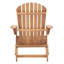 Chaise pliante d'extérieur pour 2 personnes, pré-assemblée, fabriquée en bois de pruche pour la conception en bois de bord de mer
