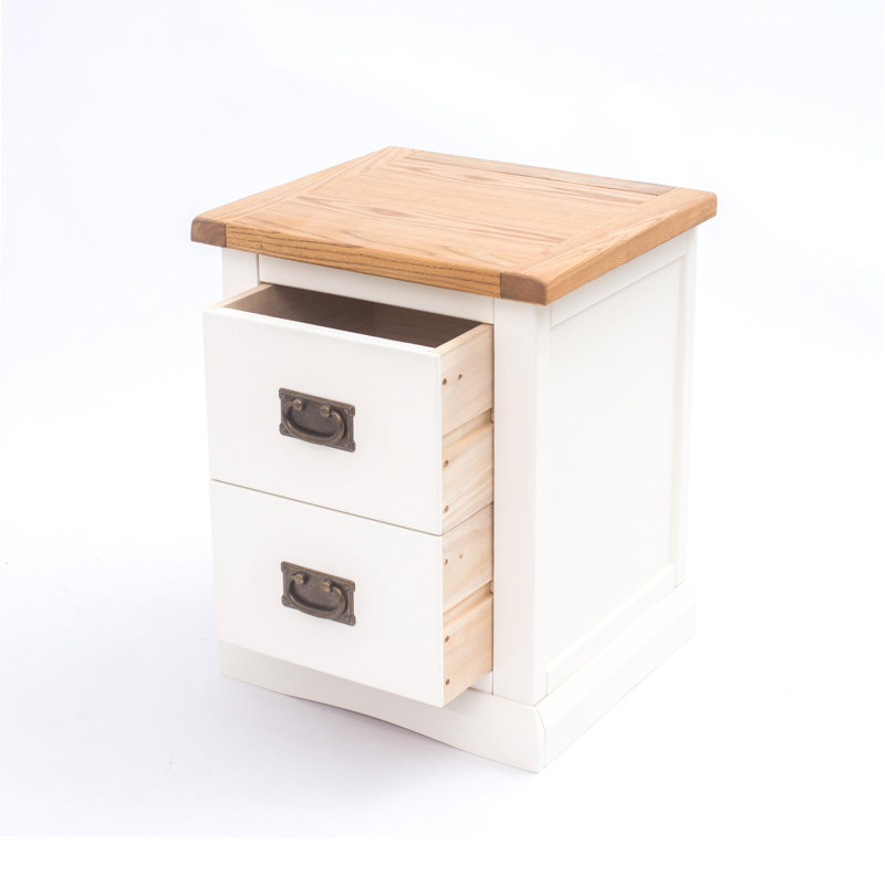 Abree 45cm W Plywood / Laminate Board Bedside Table