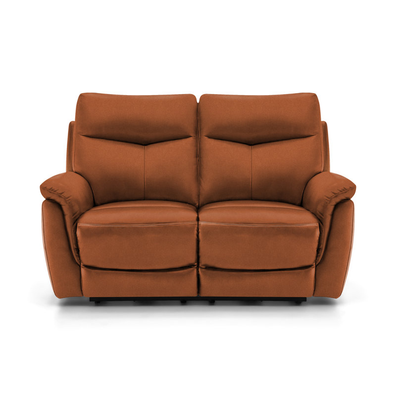 Holland 2 Seater Manual Recliner, Burnt Orange