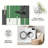Green and Black  area rugs for Living Room, Soft and Comfortable, Suitable for all seasons, easy to maintain, machine washable Indoor floor mat, Under Table Farmhouse suitable for Bedroom, Dining Room, Study,  Balcony, Home Decor Patio-428764931