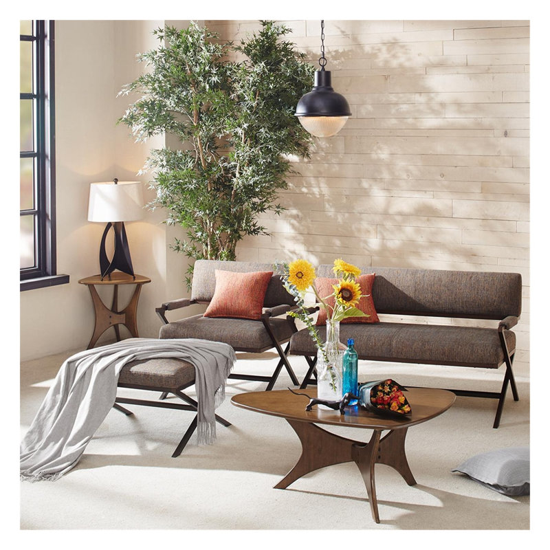 Triangle Wood Side Table