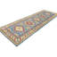 Tapis de couloir oriental bleu Kazak