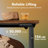 Electric Standing Desk With 4 Memory Presets, Wide Height Adjustment, Durable Steel Frame & Easy Assembly-1307544575-1300559011