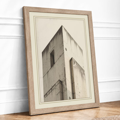 Concrete Tower Study Industrial - Framed Print