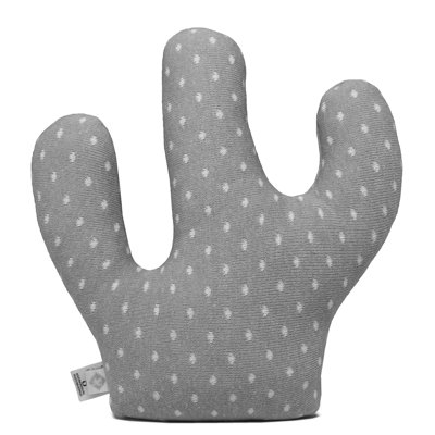 Polka Dots Cotton Blend Reversible Throw Pillow
