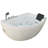59'' x 39.4'' Corner Acrylic Bathtub with Faucet-14060835