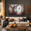 «Autumn Vines in Overgrown Greenhouse», art mural sur toile-1437519697