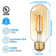 LED Dimmable Light Bulb 4.5W (25W Eqv.) 2200K Amber Candlelight E26 Base