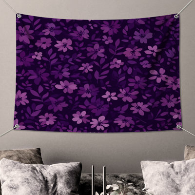 Tapisserie murale fleurs - décoration murale florale