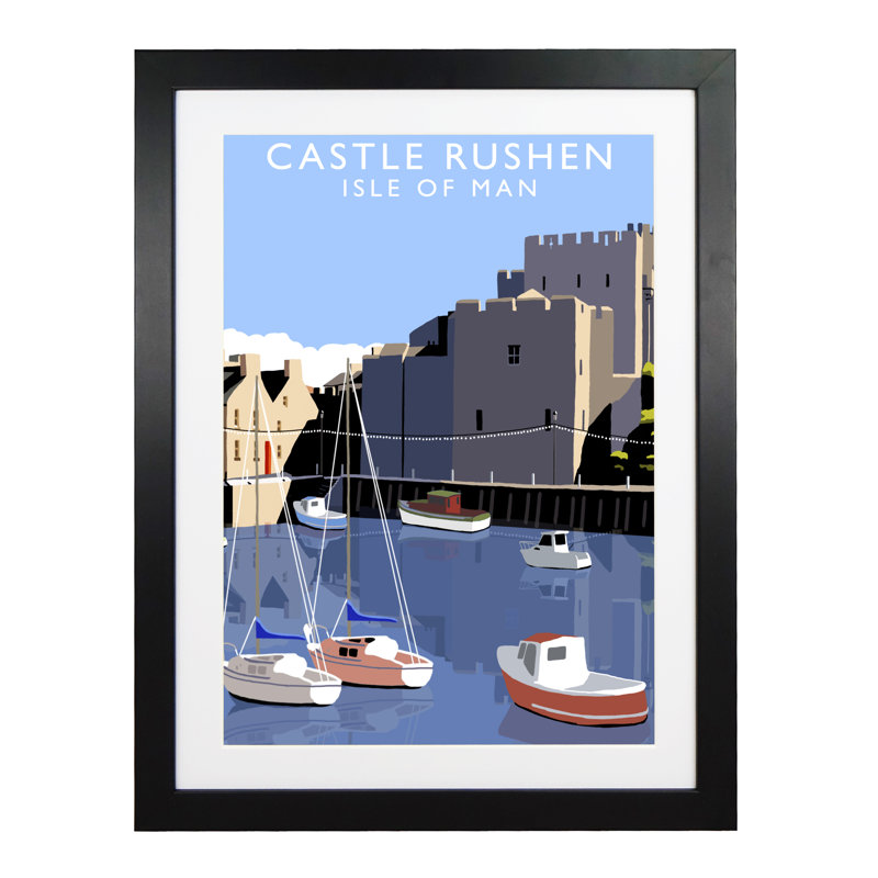 Richard O'Neil - Print, Black Wood Frame, 54 cm H x 44 cm W x 2.2 cm D