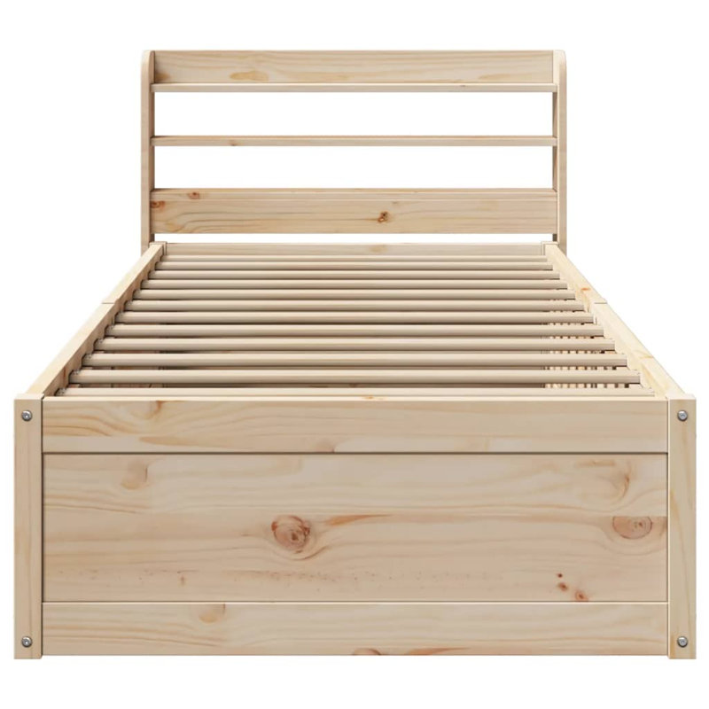 Cushman Bed, White, 90cm x 190cm