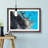Bleed into Colour in Abstract - Picture Frame Painting Print-55687062-55687063