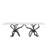 Monterey Rectangle Dining Table-Natural Iron