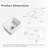 Los Flexi White Undermount Kitchen Sink-111687796-111687797-111687801