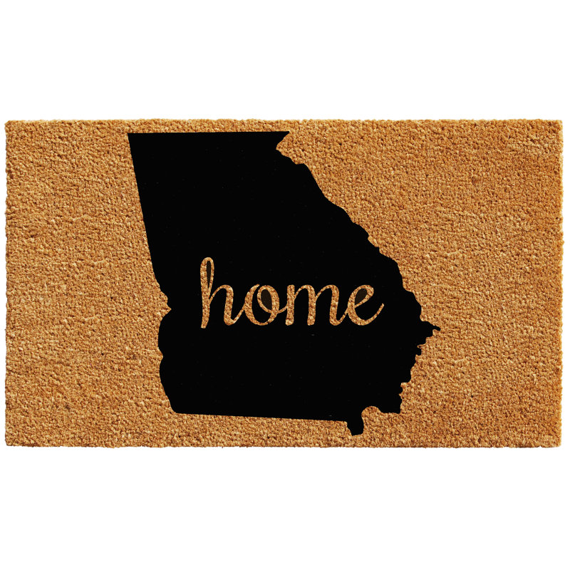 Tapis de porte d’extérieur anti-dérapant georgia, Rectangle 1,5 pi x 2,5 pi