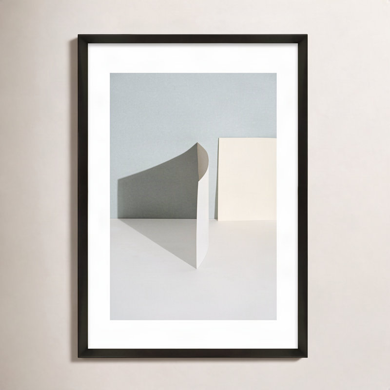 Clean Slate As An Object 3 Print by Svetlana Smirnova, Black Framed, 25" H x 17.5" W x 1.25" D