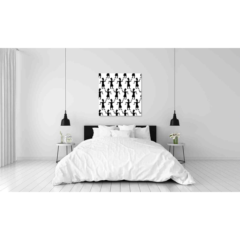Tribal Egyptian Vintage Ethnic by Andrew Lee - Wrapped Canvas Print, 46 x 46 x 4cm