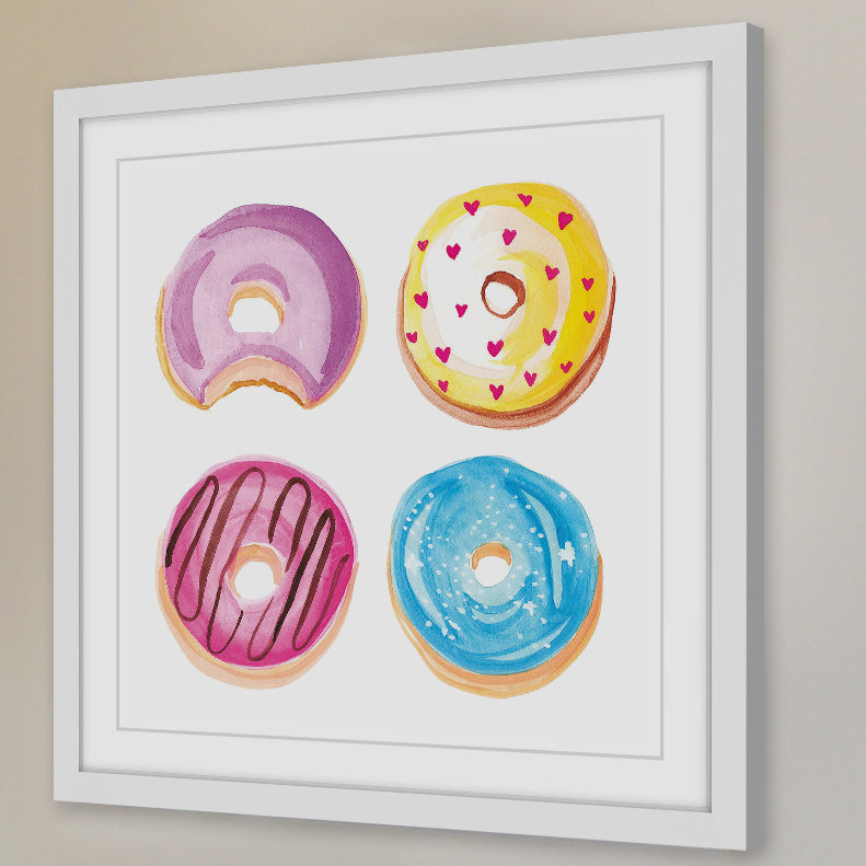 Molly Rosner - Single Picture Frame Painting, 41 cm H x 41 cm W x 3.81 cm D
