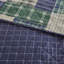 Ensemble de courtepointe réversible imprimée 3 pièces vert / bleu marine / grand-127671439