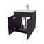 Meuble-lavabo avec deux portes Wengue-117825043