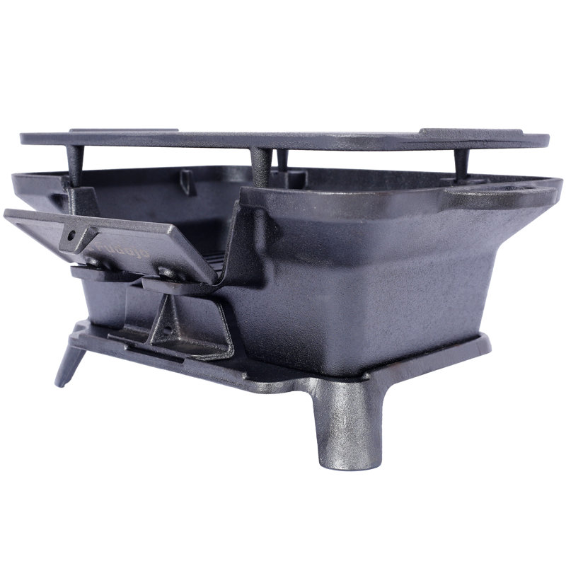 Cast Iron Outdoor Cooking Griddle - , Versatile, For Camping And Picnics Portable Stove Heat Retaining, Trips