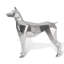 Statue de chien fou