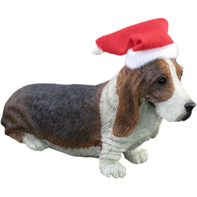  Hand Crafted Basset Hound Christmas Dog Tree Ornament