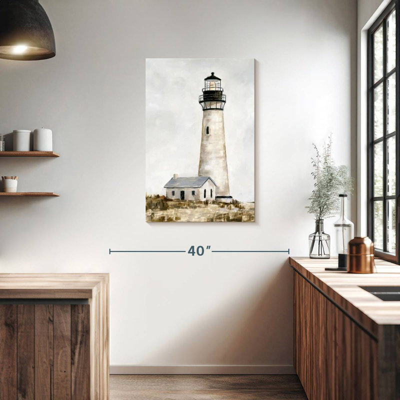 Aletra Rustic Lighthouse II, 36" H x 24" W