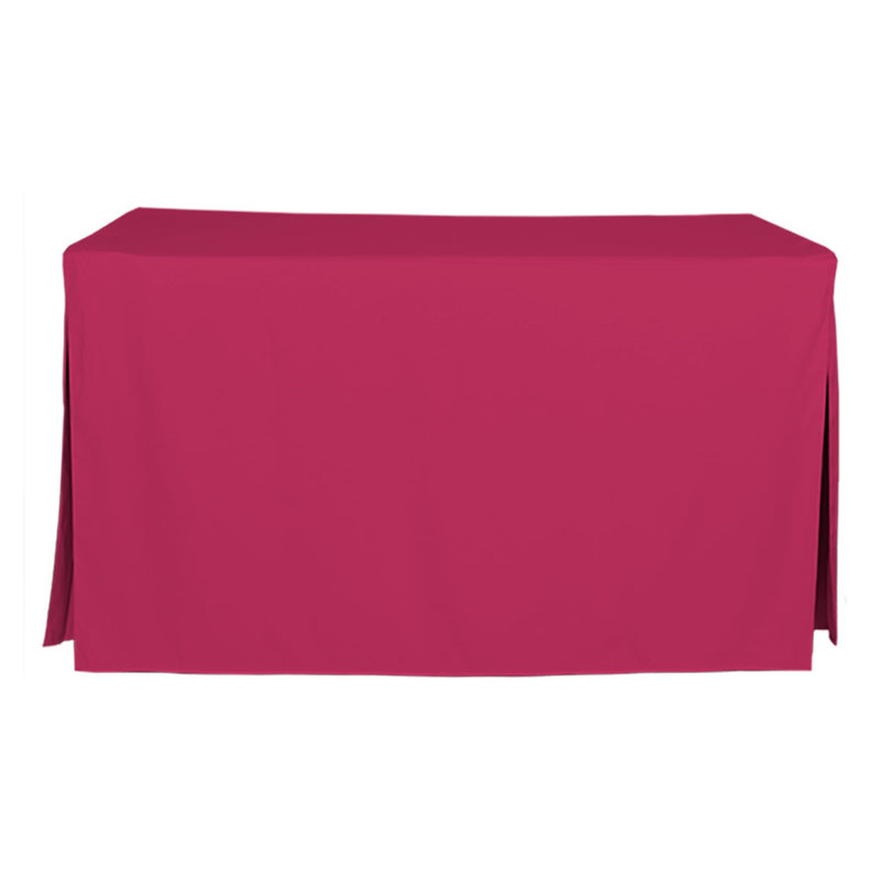 Tablevogue Table Cover, Fuchsia, 60" L x 30" D