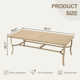 Willesden Rectangular Aluminum Dining Set with Cushions