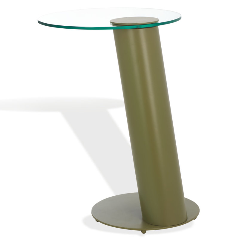 Table d'appoint en métal Richardson, Olive
