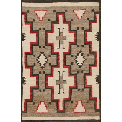 Tapis tissé à plat Tribal