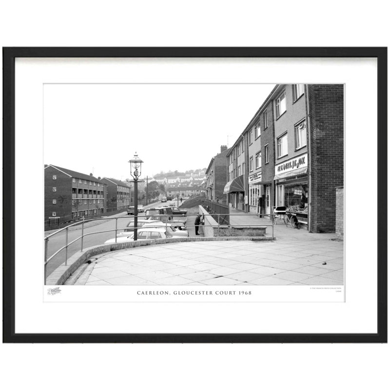 Caerleon, Gloucester Court 1968 - Single Picture Frame Print, 28cm H x 36cm W x 2.3cm D