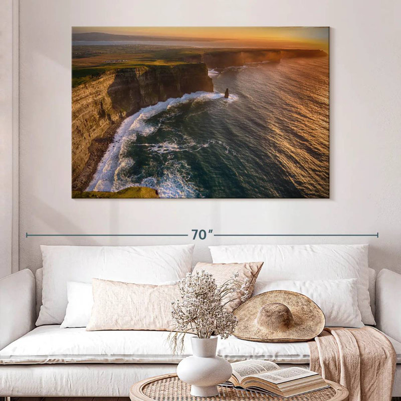 Kavia Moher Cliffs, 34" H x 51" W