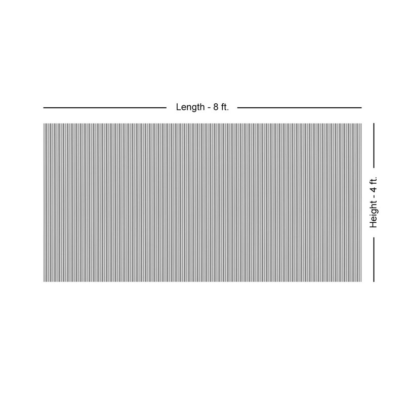 Channel - MirroFlex x 8 pi Panneaux de lambris à coller - 160 pieds carrés, Argent abstrait