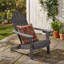 Chaise Adirondack pliable en bois d'acacia avec siège à lattes, accoudoirs droits et dossier incliné pour terrasse-2002453237