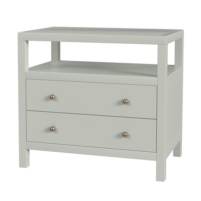 Nora 2-Drawer Wide Nightstand