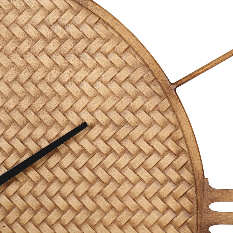 Striegel Open Frame Metal Round Wall Clock