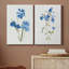 «Blue Blossom Botanical I», ensemble de 2 peintures sur toiles-595997918-595997910