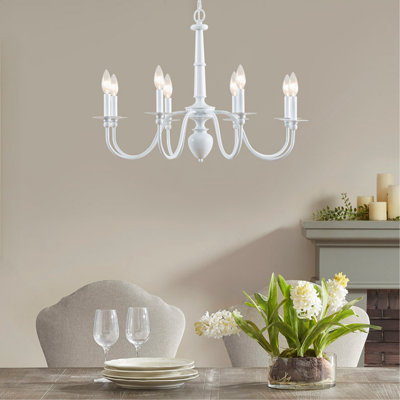 Lustre traditionnel en métal 8 lumières