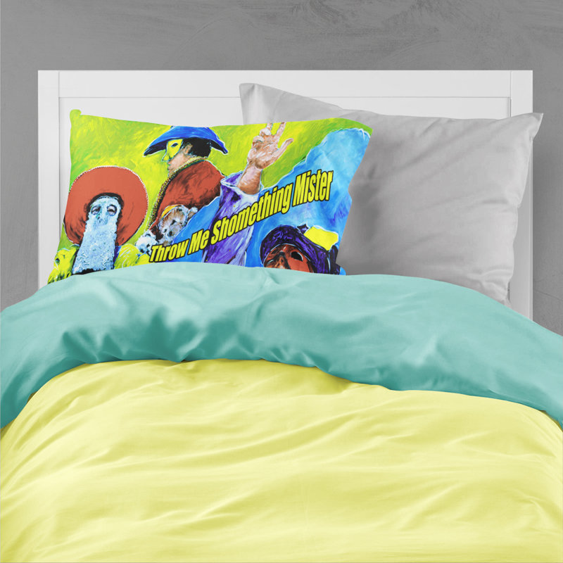 Mardi Gras Microfiber Pillowcase