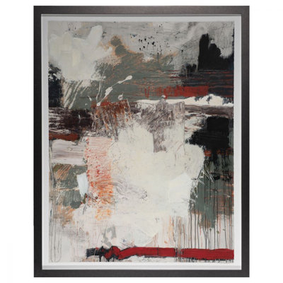Red Stroke Print by Robert Robinson
