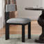 Chaises de salle à manger rembourrées sans accoudoirs avec pieds en métal (ensemble de 2)-2070039114-2070039220