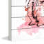 «Lapin Corail», reproduction sur bois blanc-22464725