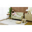 HOMCOM 2 Seater Sofa Velvet-Feel for Small Space Rubber Wood Legs-696156464