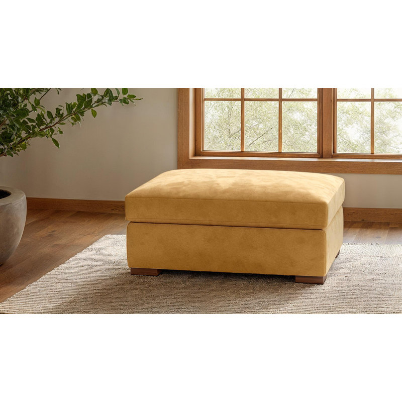 Lucca Ottoman, Performance Weave - Natural